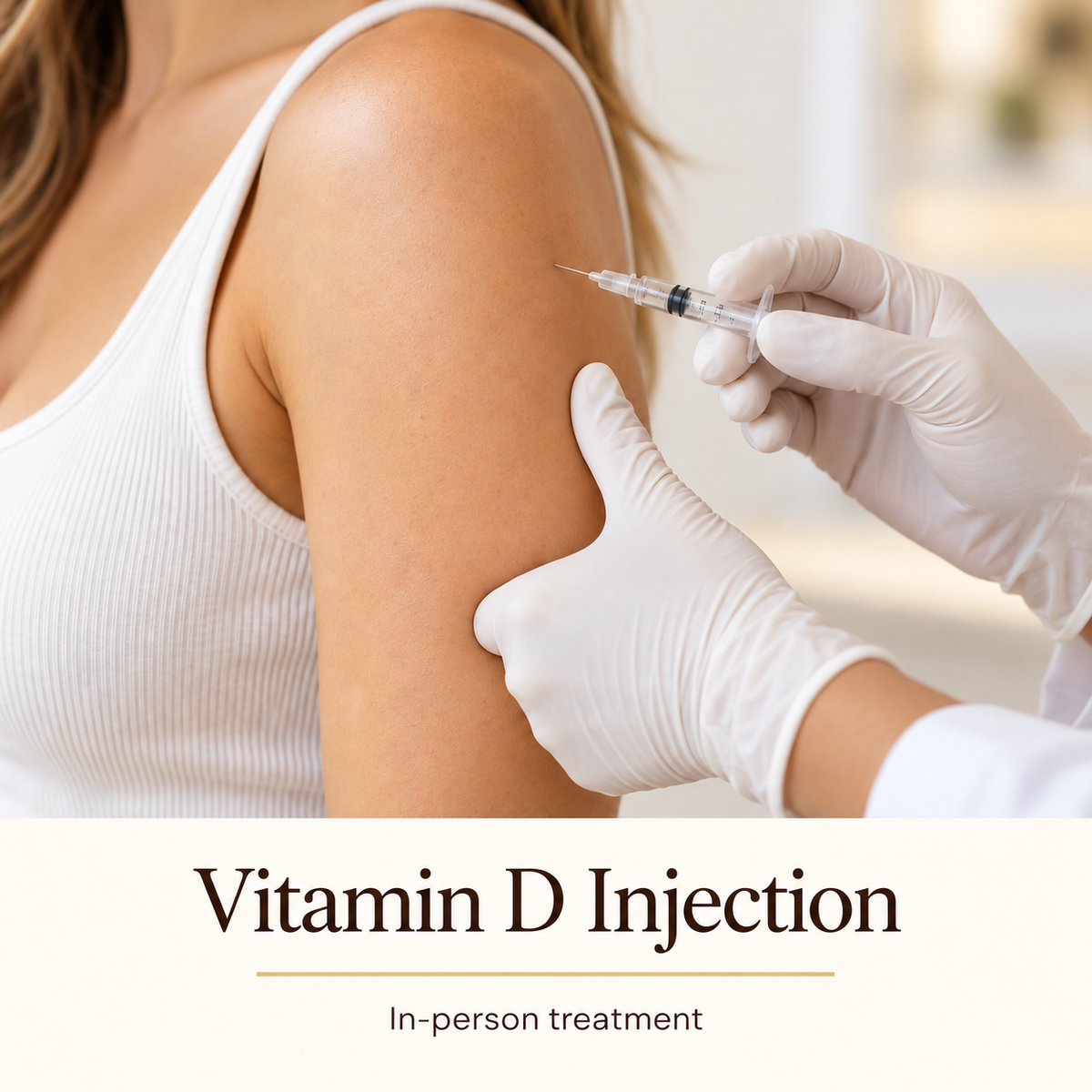 Illustrative Vitamin D Injection — in-person treatment