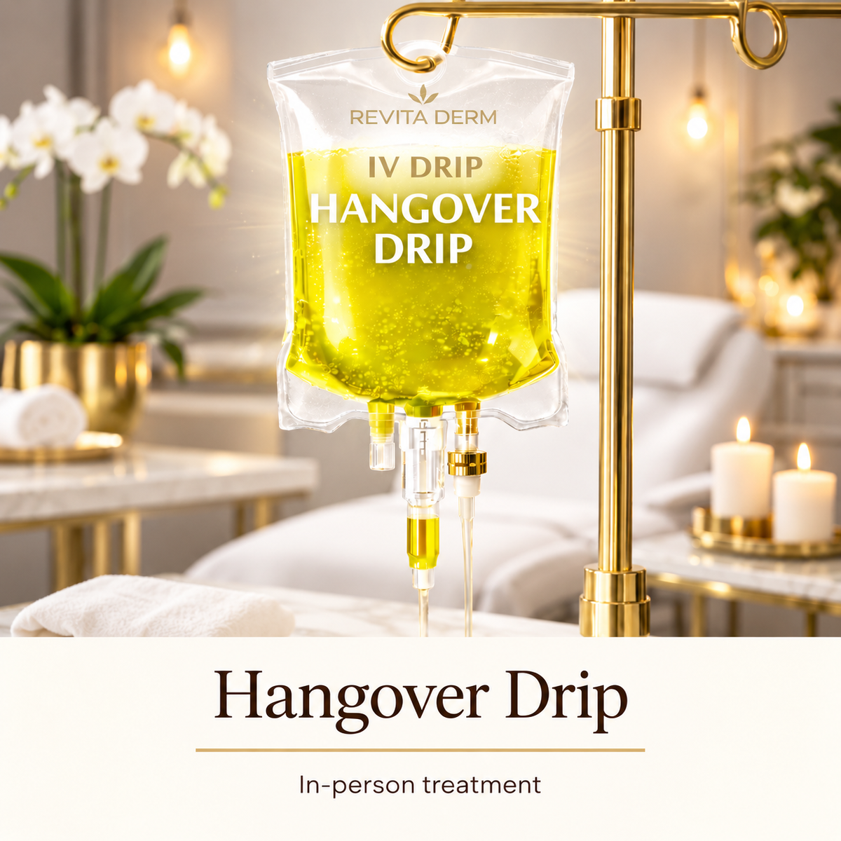 Illustrative Hangover Drip — in-person treatment