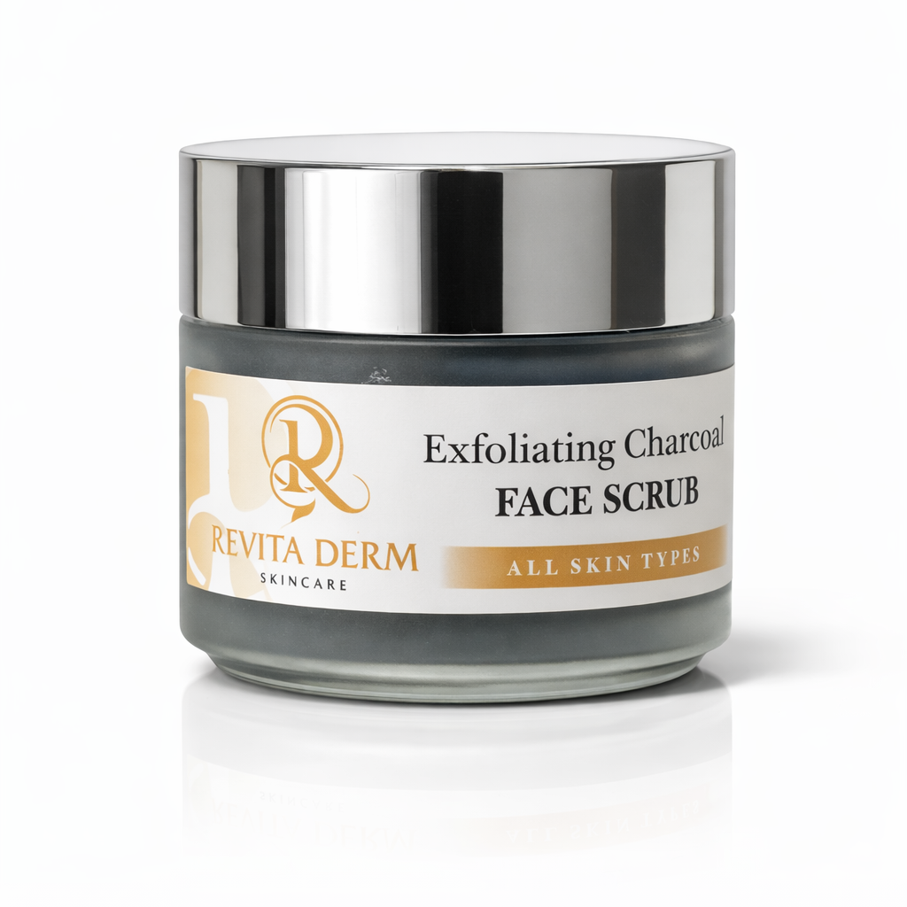 RevitaDerm Exfoliating Charcoal Face Scrub (All Skin Types)  50ml