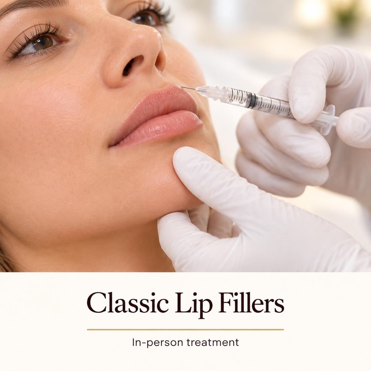 Classic Lip Fillers — in-person treatment