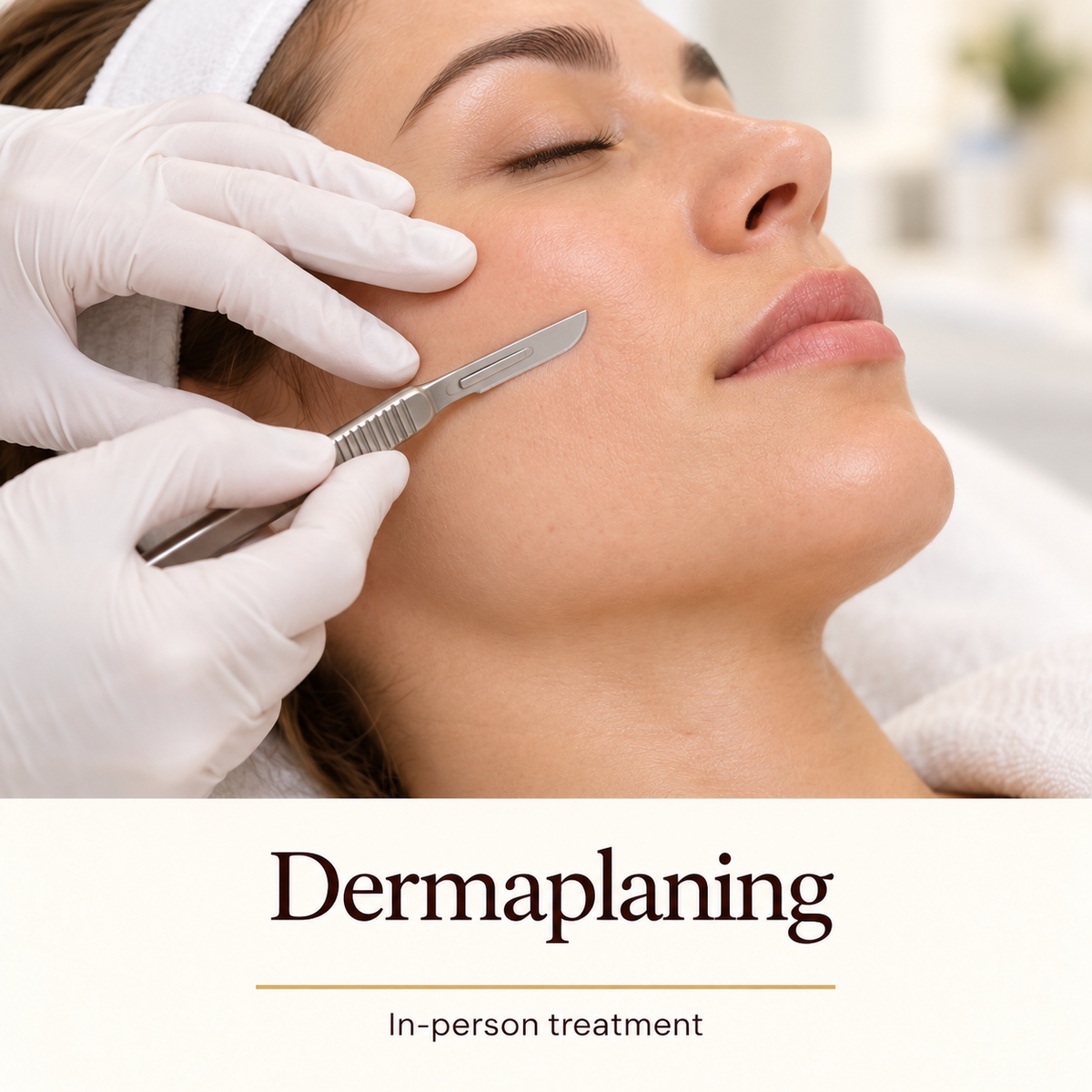 Dermaplaning — in-person treatment