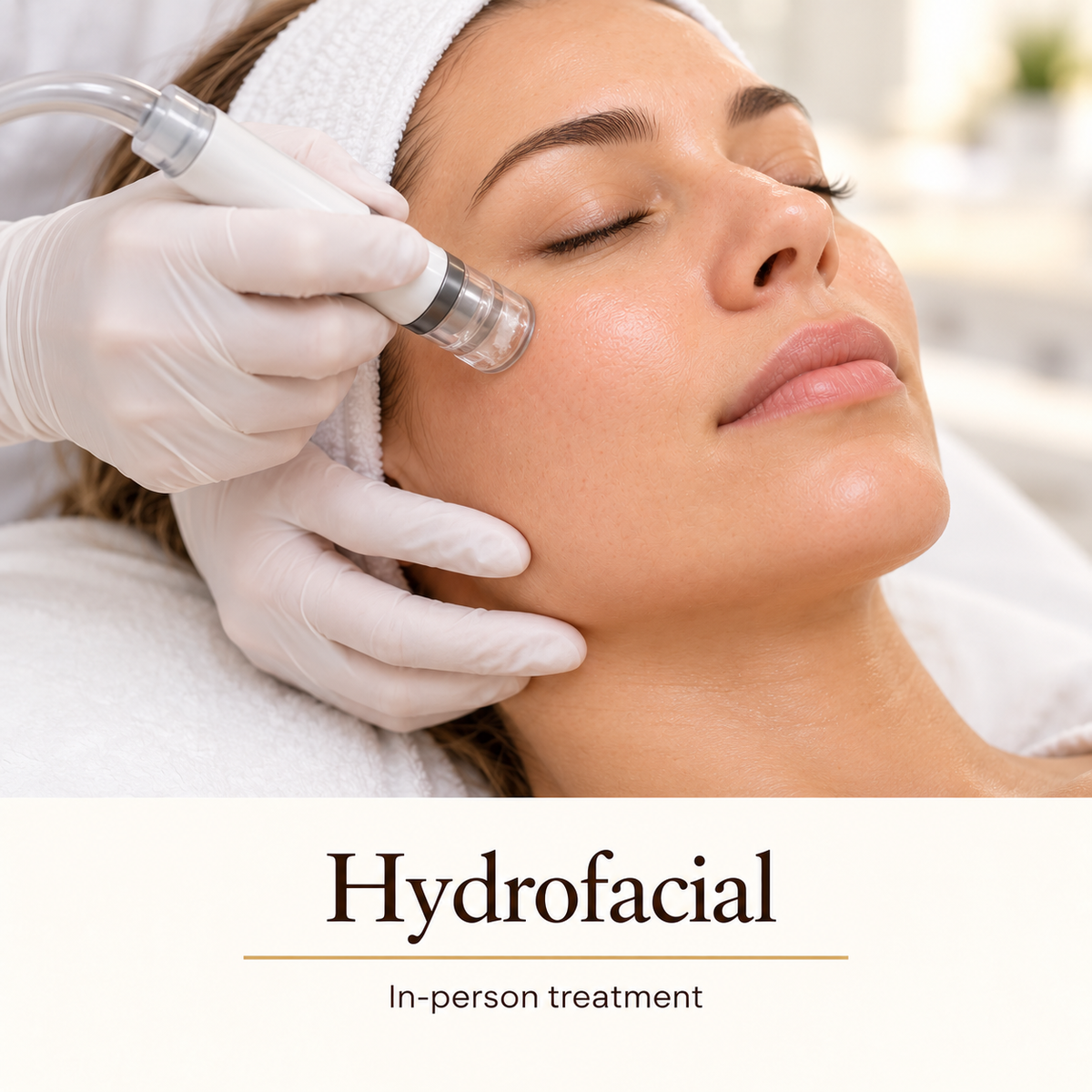 Hydrofacial — in-person treatment