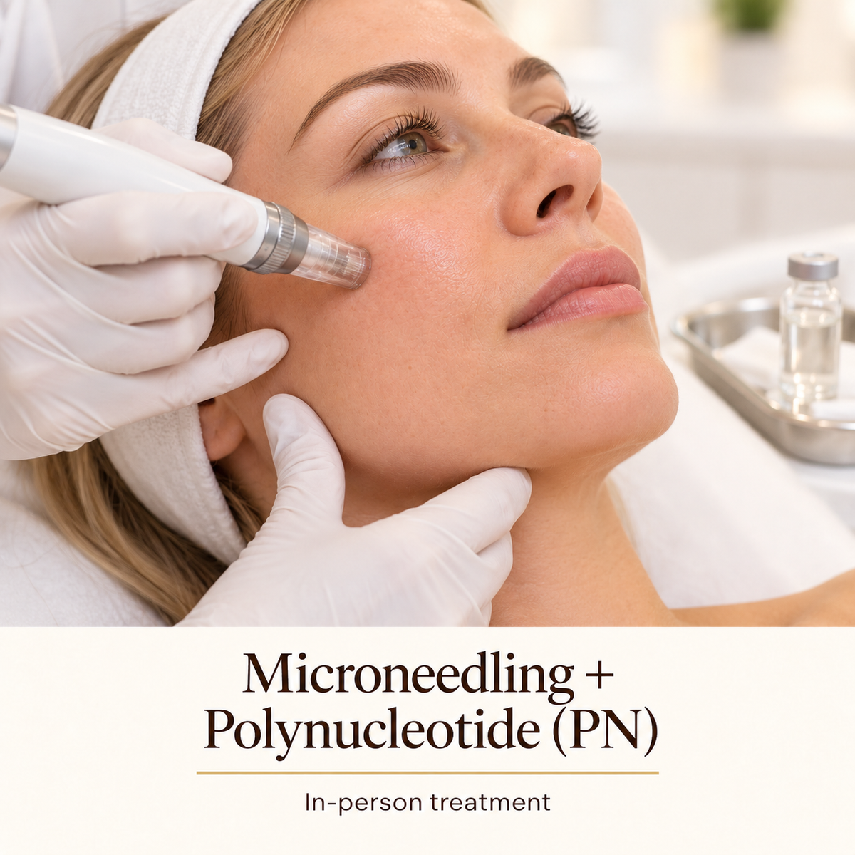 Microneedling + Polynucleotide (PN) — in-person treatment